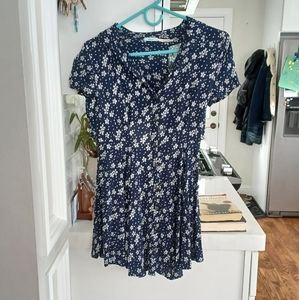 Urban outfitters floral button down dress